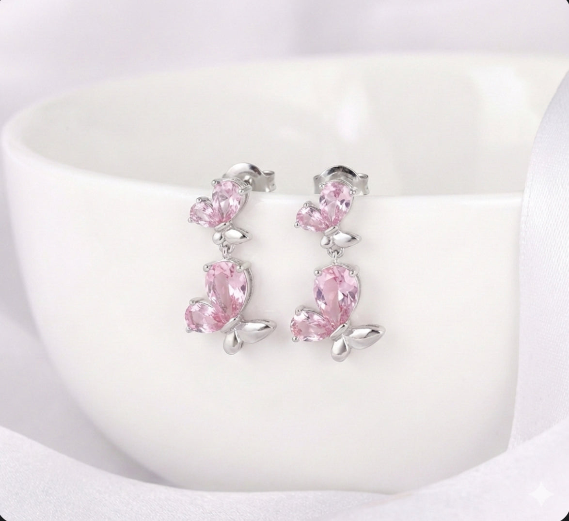 Pink Butterfly Loops