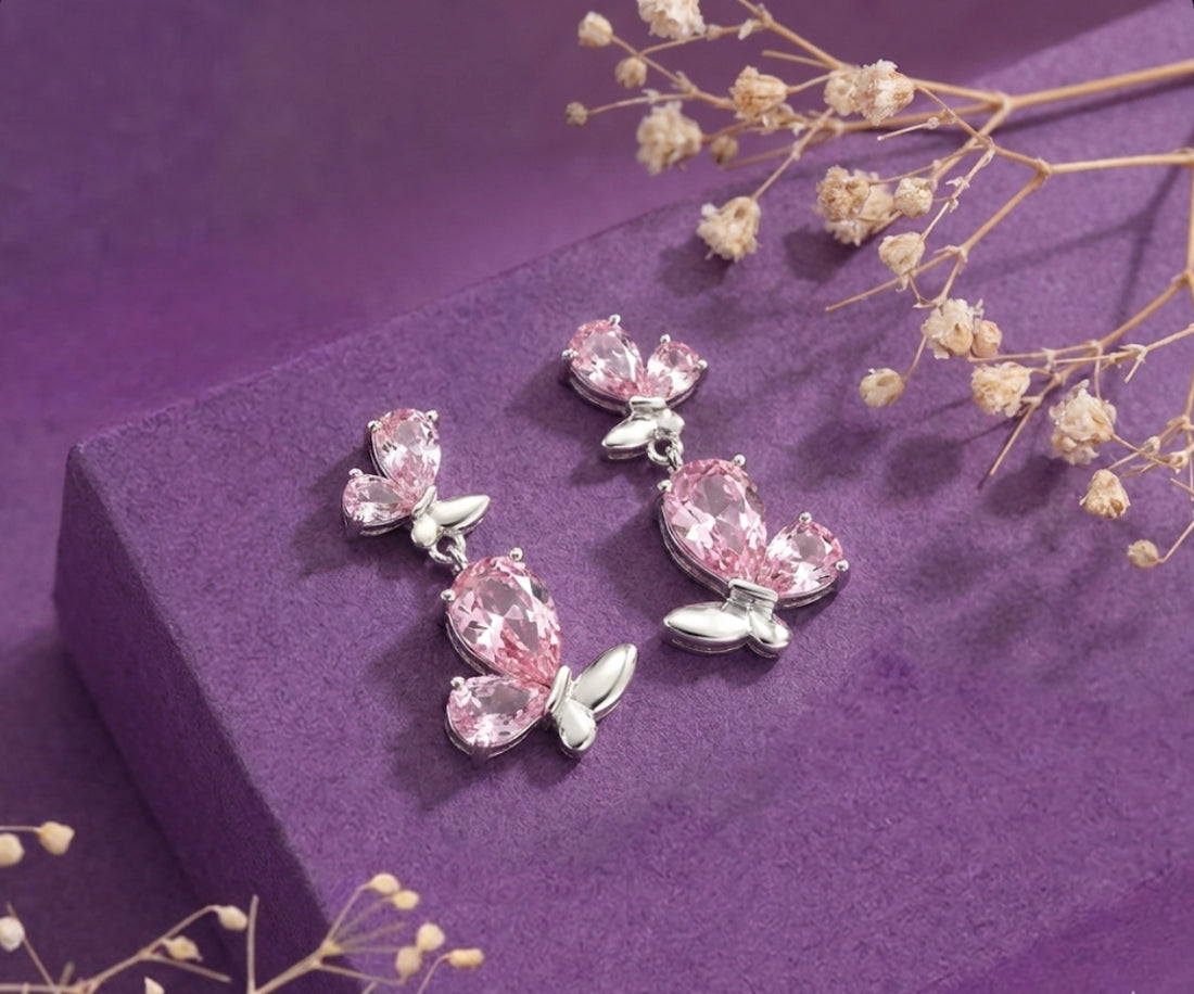 Pink Butterfly Loops