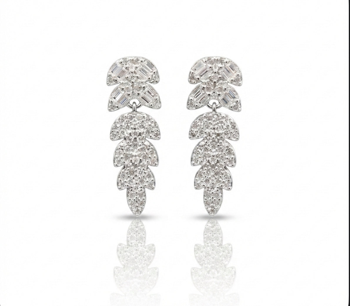 Aurora Leaf Earrings